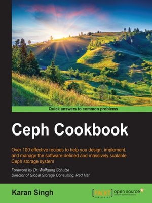 cover image of Ceph Cookbook